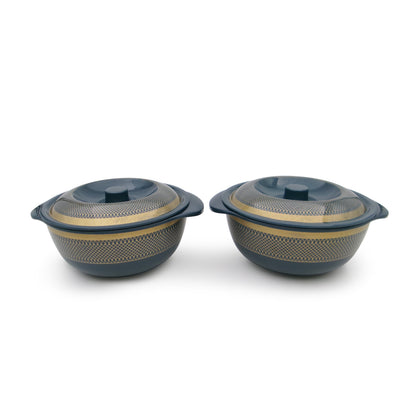 SUPERWARE | Pure Melamine | Dinner Set - Golden Glory Navy Blue | Set Of 31 Pcs. | Stain Free, Glazed Finish