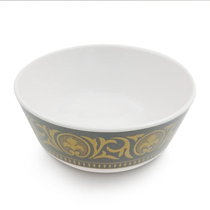 SUPERWARE | Pure Melamine | Katori Set - Golden Rado (3.5") | 6 Nos. | Stain Free, Glazed Finish