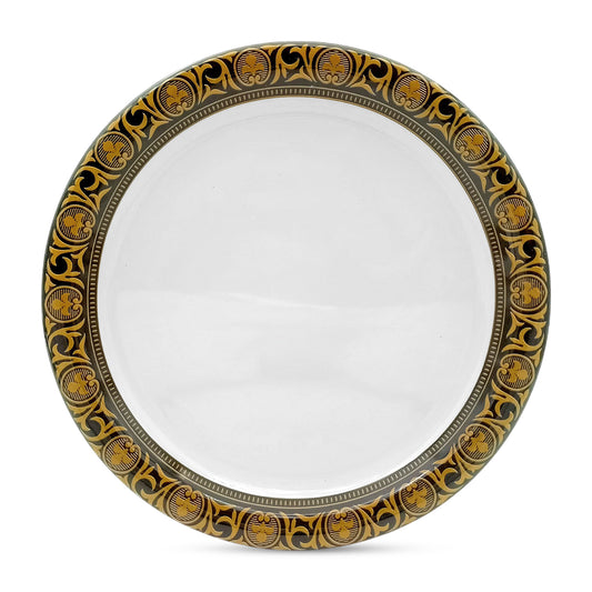 SUPERWARE | Pure Melamine | Small Plate Set - Golden Rado (7.5") | 6 Nos. | Stain Free, Glazed Finish