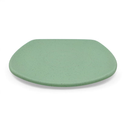 SUPERWARE | Pure Melamine | Square Small Plate Set - Green Sand (7.5") | 6 Nos. | Stain Free, Glazed Finish