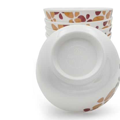 SUPERWARE | Pure Melamine | Katori Set - Hana (3.5") | 6 Nos. | Stain Free, Glazed Finish