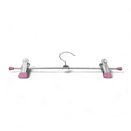 MAWA | Made in Germany | Metal Hanger Set | Trouser Hanger | Clip K 30/D | Two Adjustable MAWA Clips | 360° Rotatable Swivel Hook | Space Saver | 10 Pieces