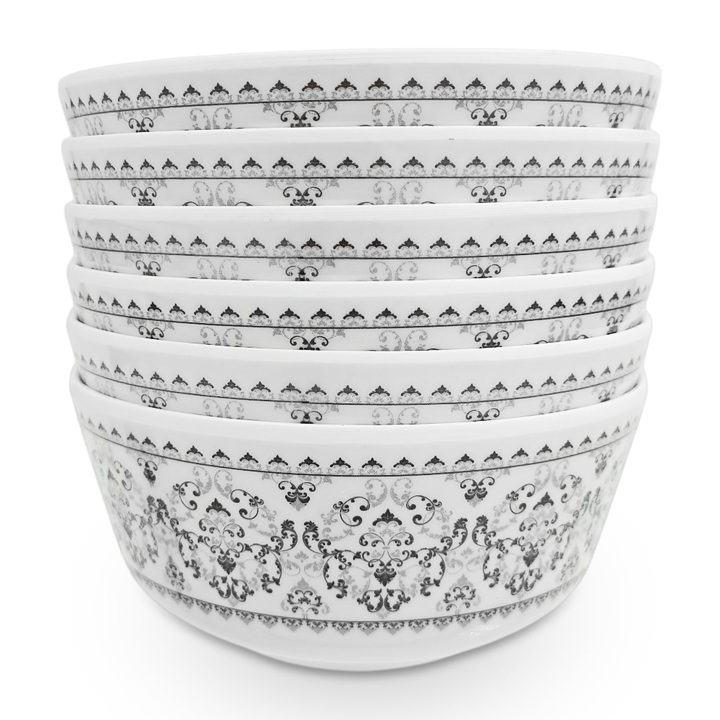 SUPERWARE | Pure Melamine | Katori Set 3.5" - MANILA GREY (3.5") | 6 Nos. | Stain Free, Glazed Finish