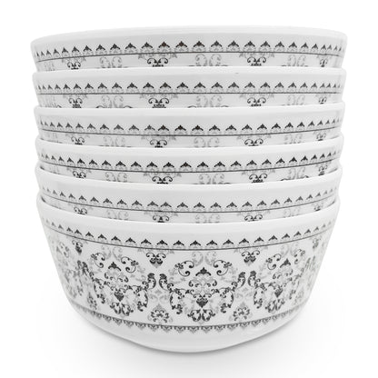 SUPERWARE | Pure Melamine | Katori Set 3.5" - MANILA GREY (3.5") | 6 Nos. | Stain Free, Glazed Finish