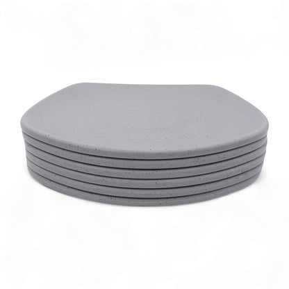 SUPERWARE | Pure Melamine | Square Dinner Plate Set - Jasper (11.0") | 6 Nos.| Stain Free, Glazed Finish