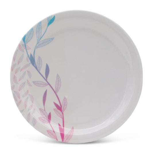 SUPERWARE | Pure Melamine | Small Plate Set - Ivy Leaf (7.5") | 6 Nos. | Stain Free, Glazed Finish