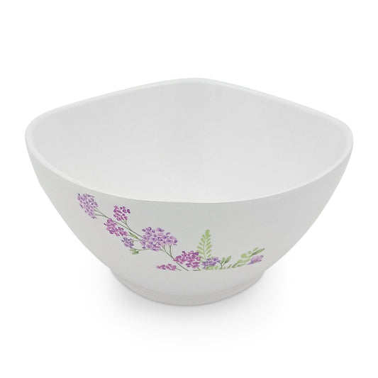 SUPERWARE | Pure Melamine | Bowl Set - Lilac Flower 4" | 6 Nos. | Stain Free, Glazed Finish