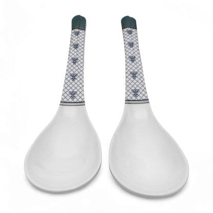 SUPERWARE | Pure Melamine | Dinner Set - Gardenia Luxe | Set Of 38 Pcs. | Stain Free, Glazed Finish