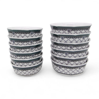 SUPERWARE | Pure Melamine | Dinner Set - Gardenia Luxe | Set Of 38 Pcs. | Stain Free, Glazed Finish