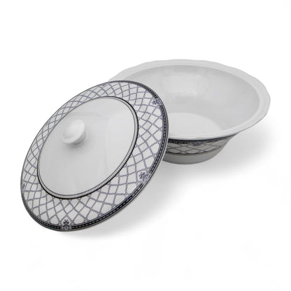 SUPERWARE | Pure Melamine | Dinner Set - Gardenia Luxe | Set Of 38 Pcs. | Stain Free, Glazed Finish