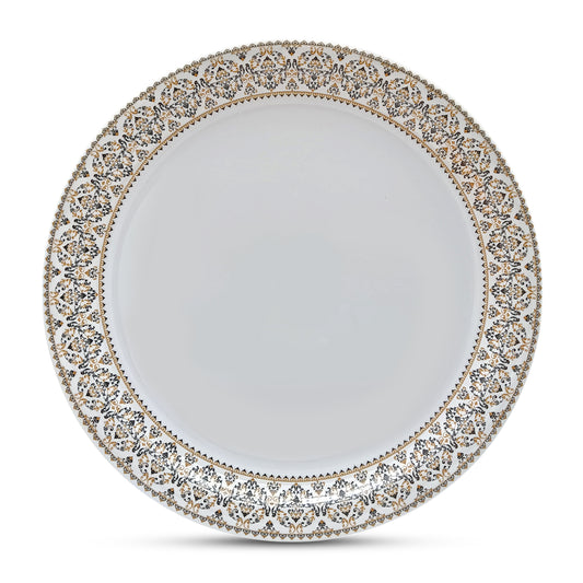 SUPERWARE | Pure Melamine | Small Plate Set - Manila Gold (7.5") | 6 Nos. | Stain Free, Glazed Finish