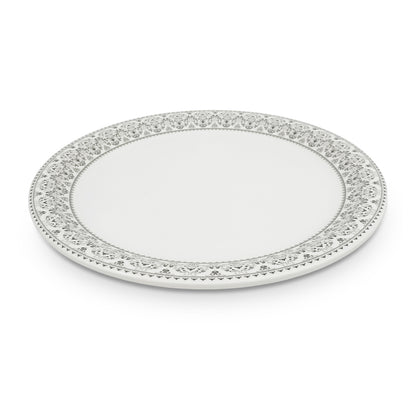SUPERWARE | Pure Melamine | Dinner plate Set - MANILA GREY (11.0") | 6 Nos. | Stain Free, Glazed Finish