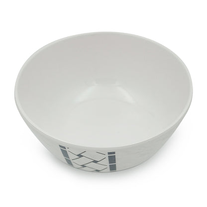 SUPERWARE | Pure Melamine | Bowl Set - Marbo Stitch 4" | 6 Nos. | Stain Free, Glazed Finish