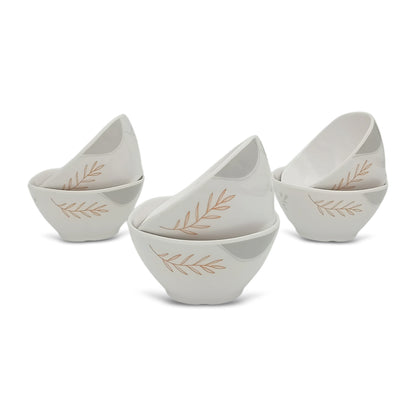 SUPERWARE | Pure Melamine | Bowl Set - Meli 4" | 6 Nos.| Stain Free, Glazed Finish