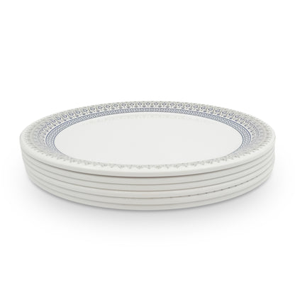 SUPERWARE | Pure Melamine | Dinner Plate Set – Neo (11.0") | 6 Nos. | Stain Free, Glazed Finish