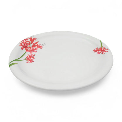 SUPERWARE | Pure Melamine | Small Plate Set - Orchid Blossom (7.5") | 6 Nos. | Stain Free, Glazed Finish
