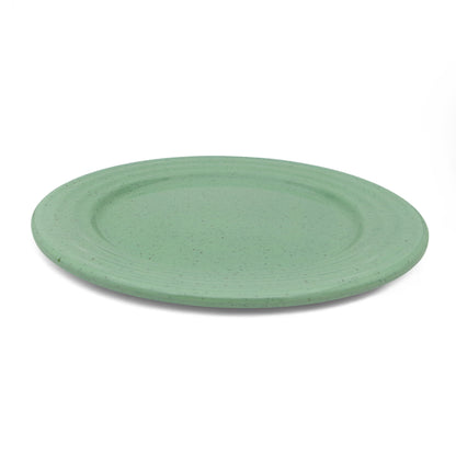 SUPERWARE | Pure Melamine | Classic Plus Dinner Plate Set - Green Sand (11.0") | 6 Nos. | Stain Free, Glazed Finish