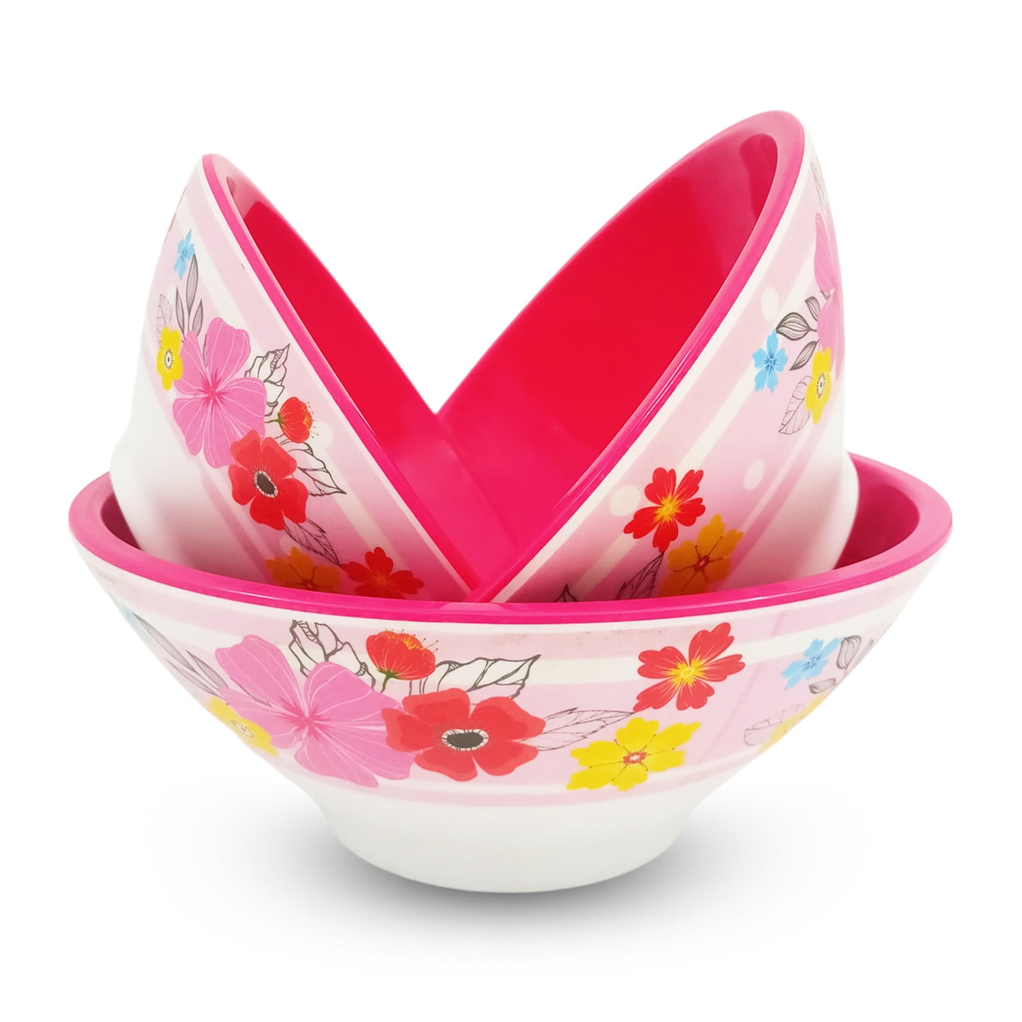 SUPERWARE | Pure Melamine | Mango Bowl - FLORIDA | Set of 3 Pcs. | Stain Free, Glazed Finish