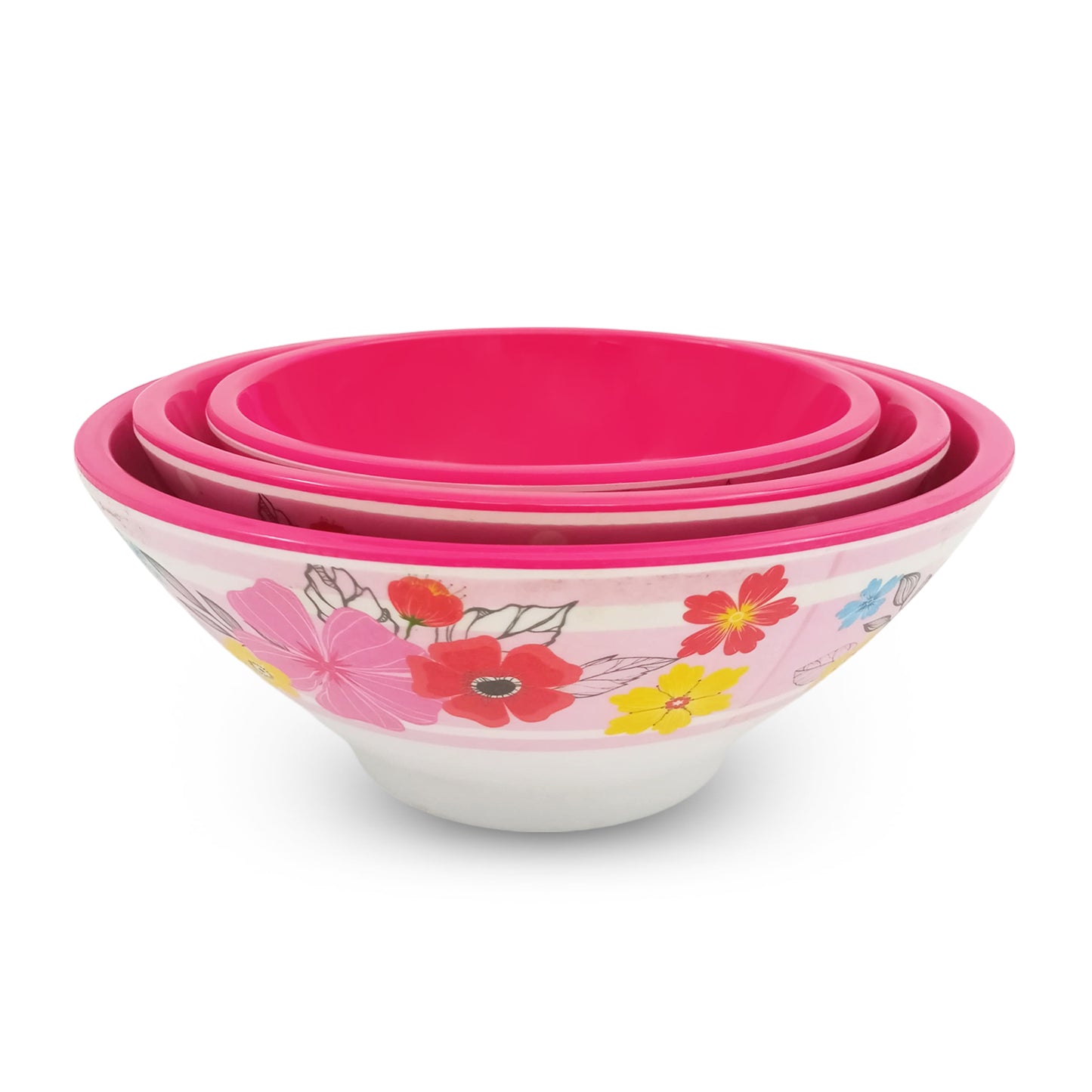 SUPERWARE | Pure Melamine | Mango Bowl - FLORIDA | Set of 3 Pcs. | Stain Free, Glazed Finish