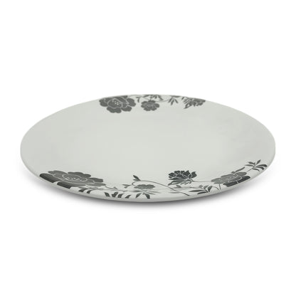 SUPERWARE | Pure Melamine | Dinner Plate Set – Dark Rose (10.75”) | 6 Nos. | Stain Free, Glazed Finish