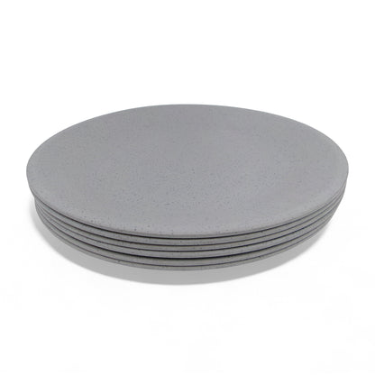 SUPERWARE | Pure Melamine | Round Small Plate Set - Jasper (7.5") | 6 Nos. | Stain Free, Glazed Finish