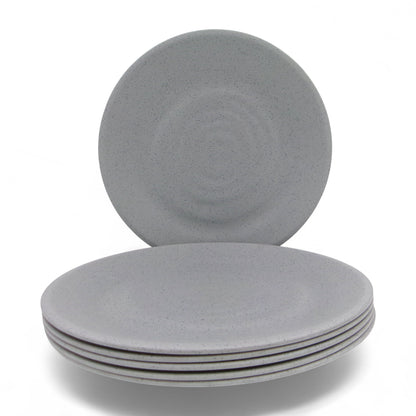 SUPERWARE | Pure Melamine | Round Small Plate Set - Jasper (7.5") | 6 Nos. | Stain Free, Glazed Finish