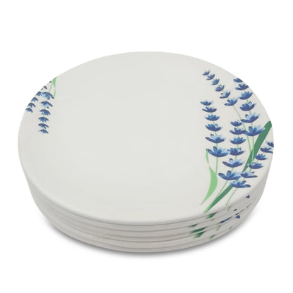 SUPERWARE | Pure Melamine | Small Plate Set - Lavender (7.25") | 6 Nos. | Stain Free, Glazed Finish