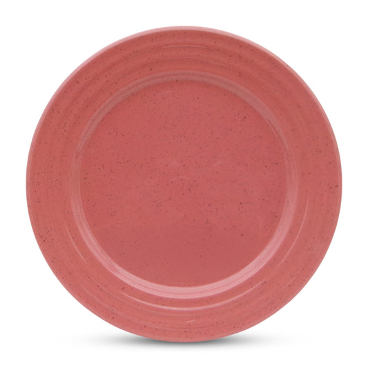 SUPERWARE | Pure Melamine | Classic Plus Dinner Plate Set - Pink Sand (11.0") | 6 Nos. | Stain Free, Glazed Finish