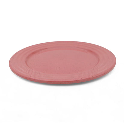 SUPERWARE | Pure Melamine | Classic Plus Dinner Plate Set - Pink Sand (11.0") | 6 Nos. | Stain Free, Glazed Finish