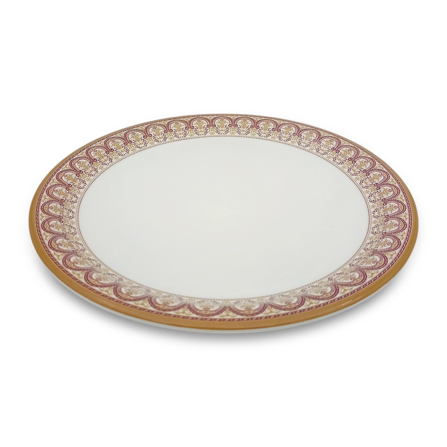 SUPERWARE | Pure Melamine | Dinner plate Set - Vintage Maroon (11.0") | 6 Nos. | Stain Free, Glazed Finish