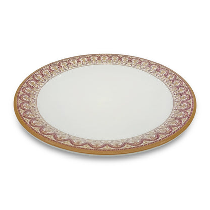 SUPERWARE | Pure Melamine | Dinner plate Set - Vintage Maroon (11.0") | 6 Nos. | Stain Free, Glazed Finish