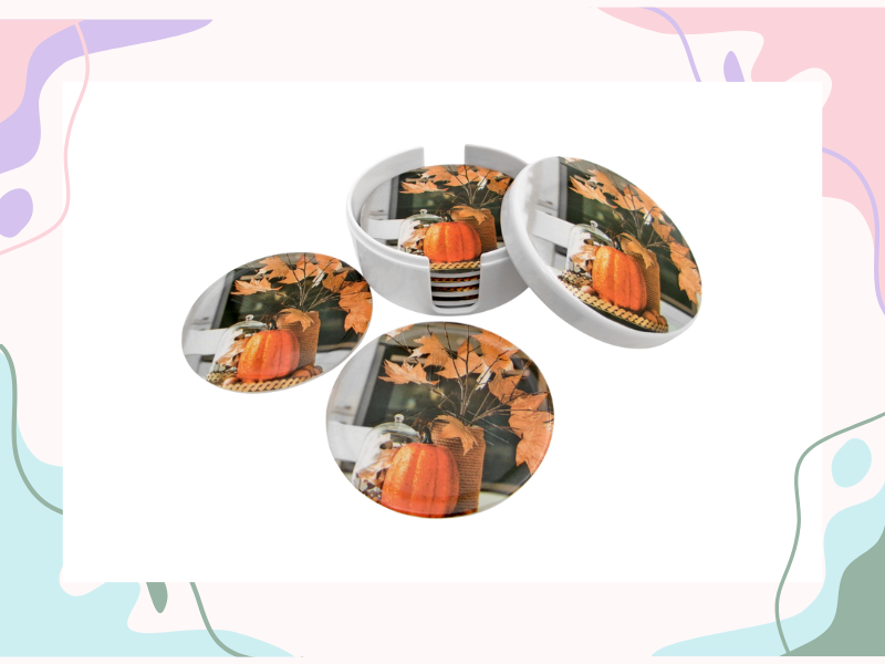 melamine coaster set