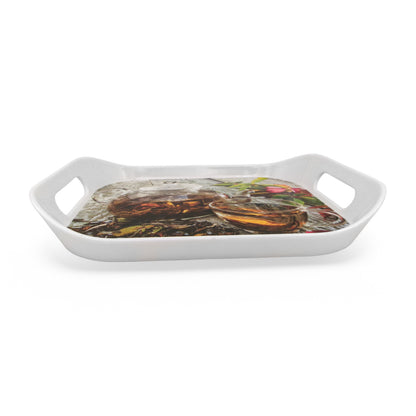 SUPERWARE | Pure Melamine | Rando Tray Set - Herb Tea | Set Of 3 Pcs.| Stain Free, Glazed Finish