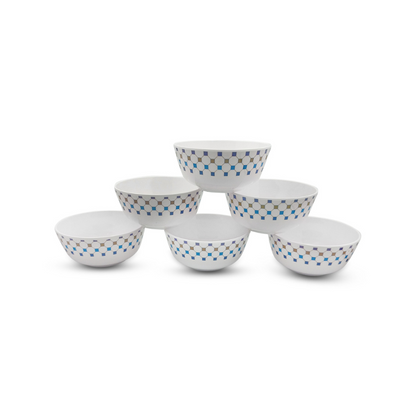 SUPERWARE | Pure Melamine | Katori Set - ARRIS (3.5") | 6 Nos. | Stain Free, Glazed Finish