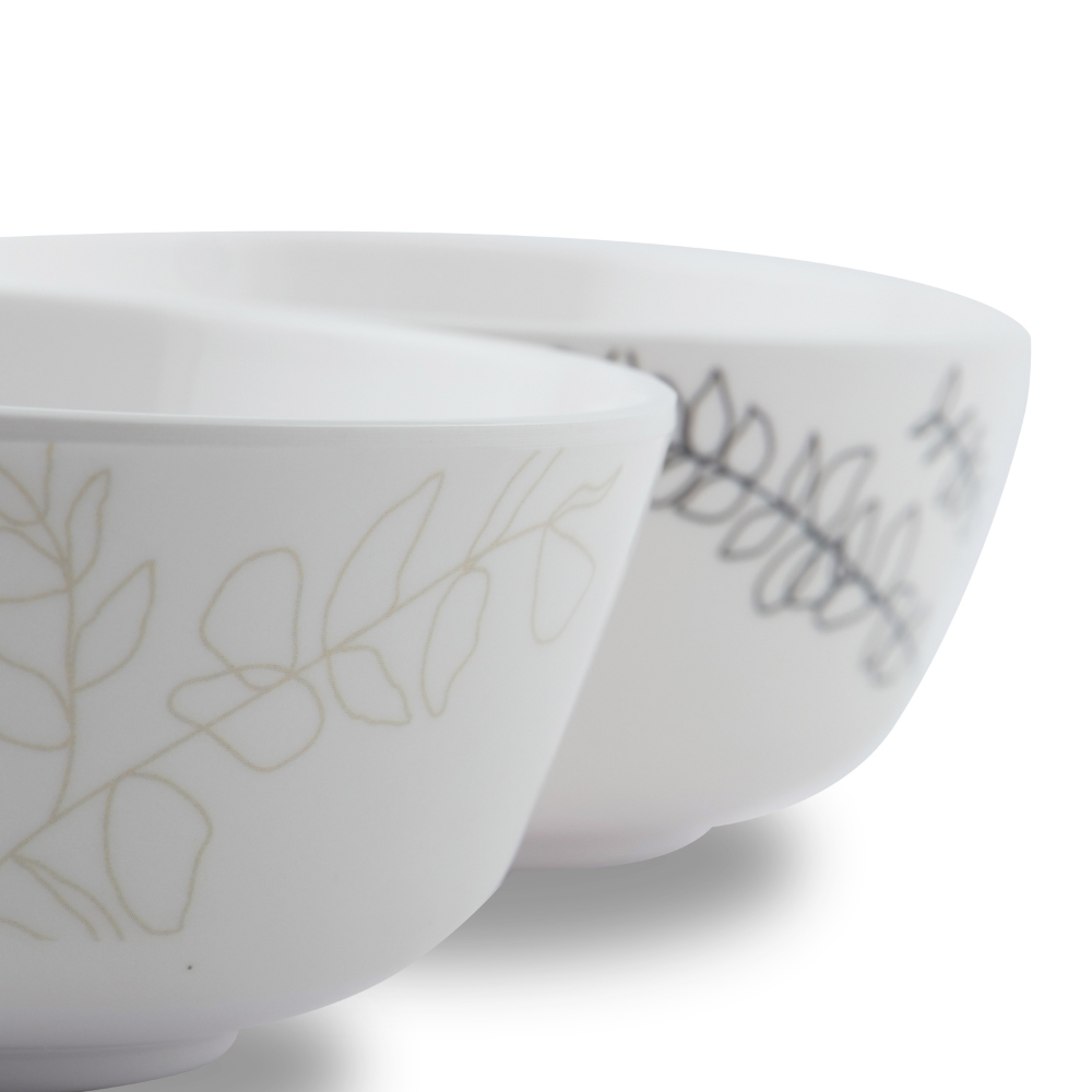 SUPERWARE | Pure Melamine | Katori Set - Breeze (3.5") | 6 Nos.| Stain Free, Glazed Finish