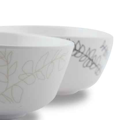 SUPERWARE | Pure Melamine | Katori Set - Breeze (3.5") | 6 Nos.| Stain Free, Glazed Finish