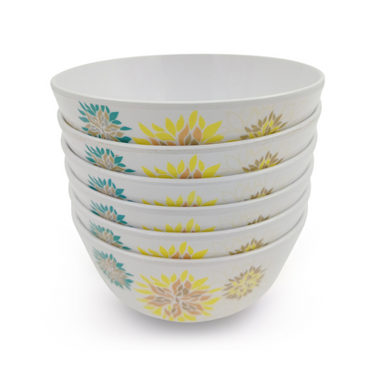 SUPERWARE, Bowl Set - ETHENIC FLOWER | 6 Nos.