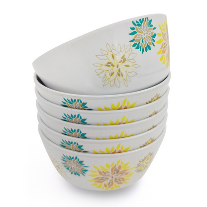 SUPERWARE, Bowl Set - ETHENIC FLOWER | 6 Nos.