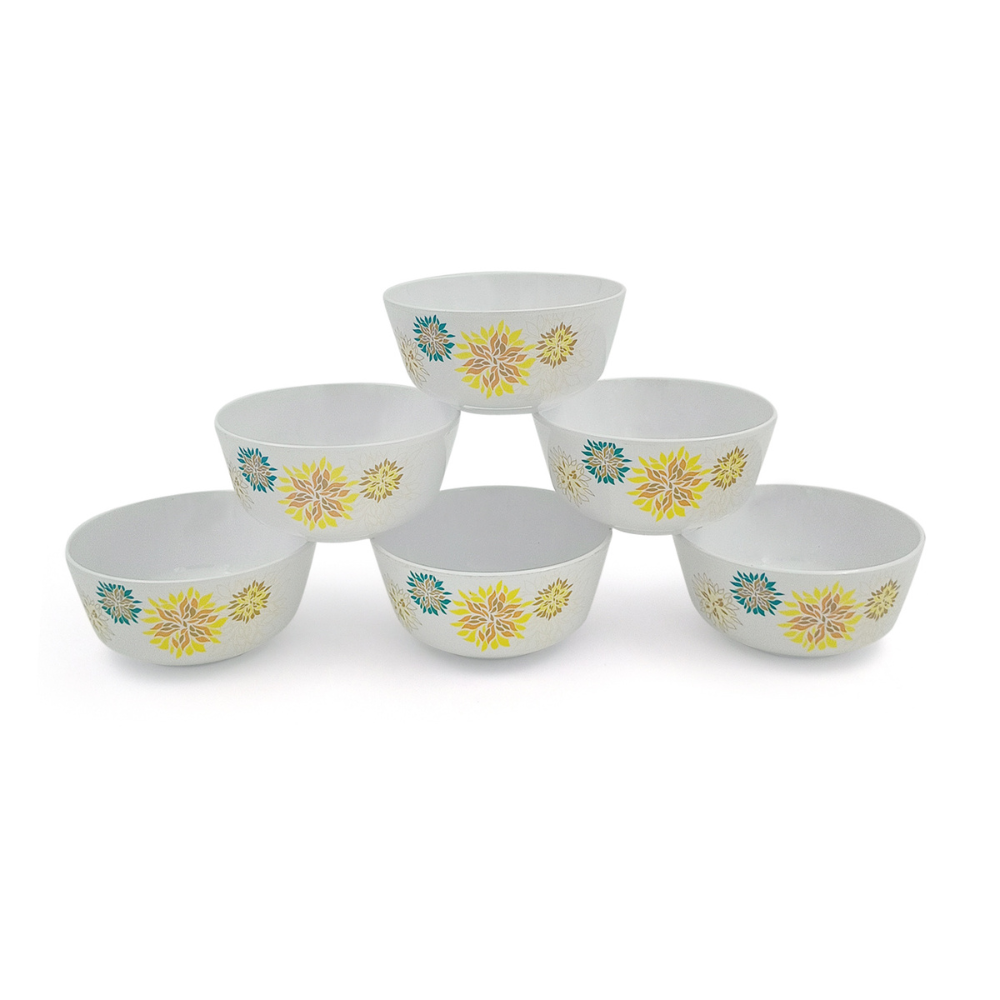 SUPERWARE, Bowl Set - ETHENIC FLOWER | 6 Nos.