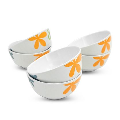 SUPERWARE, Bowl Set - FLOWER BLOOM | 6 Nos.