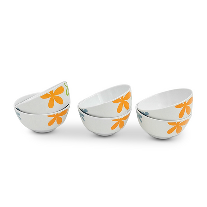 SUPERWARE, Bowl Set - FLOWER BLOOM | 6 Nos.