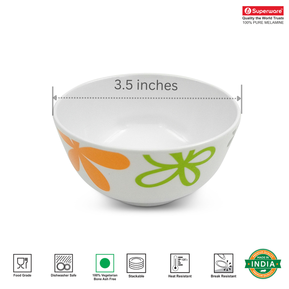 SUPERWARE, Bowl Set - FLOWER BLOOM | 6 Nos.