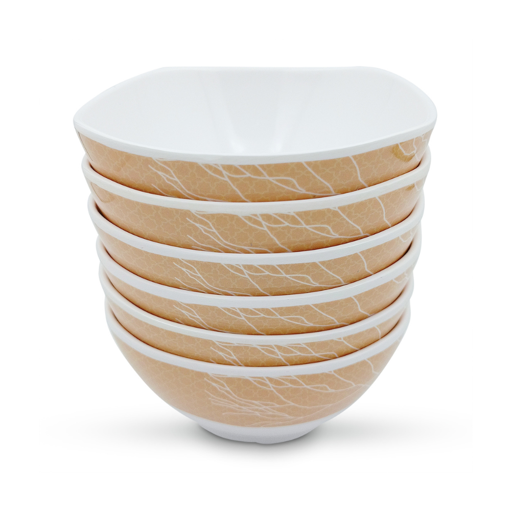 SUPERWARE, Bowl Set - GOLDEN BRANCH | 6 Nos.