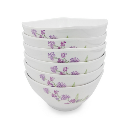SUPERWARE, Bowl Set - LILAC FLOWER | 6 Nos.