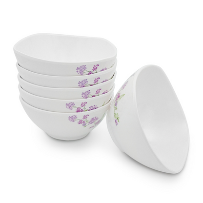 SUPERWARE, Bowl Set - LILAC FLOWER | 6 Nos.