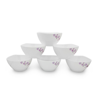 SUPERWARE, Bowl Set - LILAC FLOWER | 6 Nos.