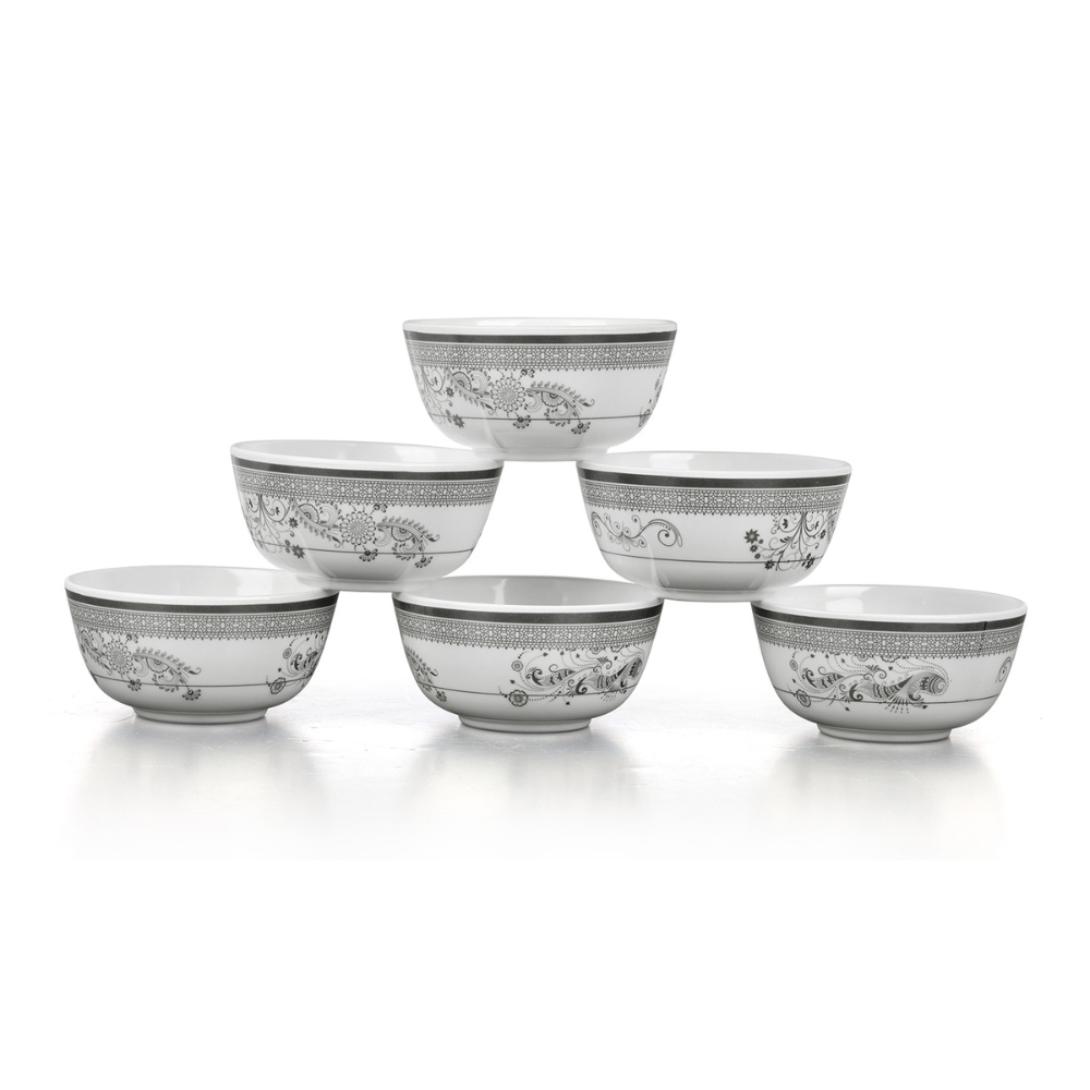 SUPERWARE, Bowl Set - SILVER LACE | 6 Nos.