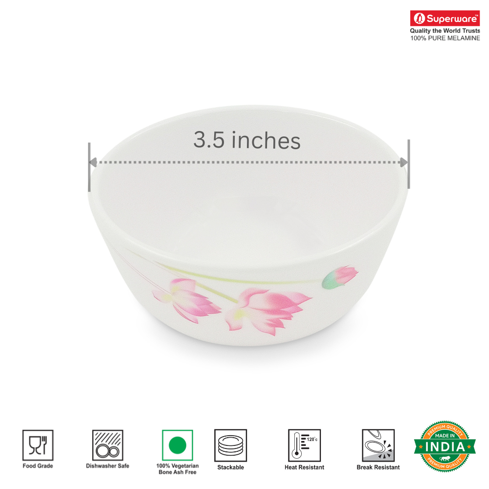 SUPERWARE, Bowl Set - SWEETY TULIP | 6 Nos.