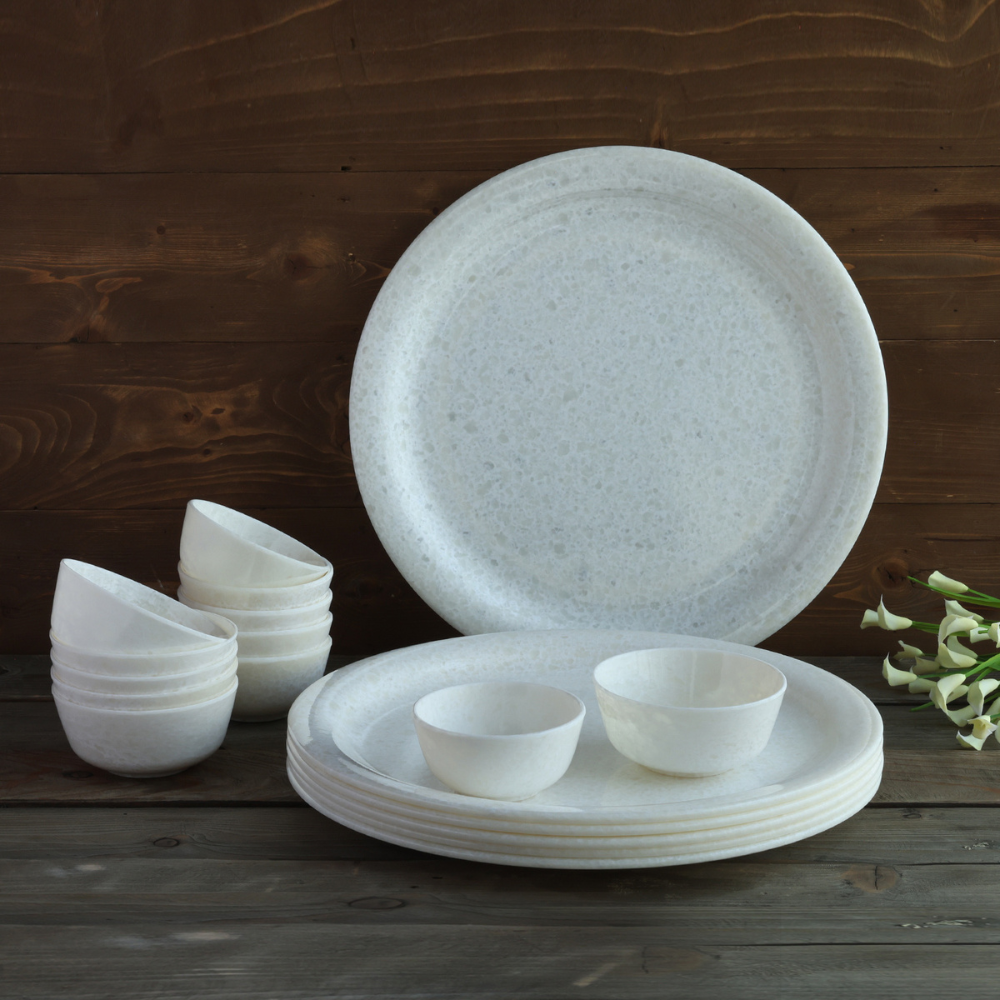 SUPERWARE, Buffet Set - GLOSSY SUPER PEARL | Set Of 18 Pcs.