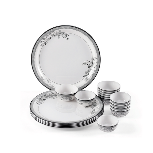 SUPERWARE, Buffet Set - SILVER LACE | Set Of 18 Pcs.
